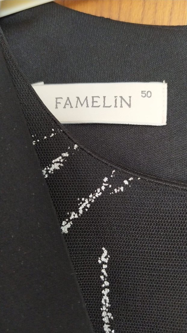 Kadın Siyah Uzun Ofis Elbisesi - Görsel 4