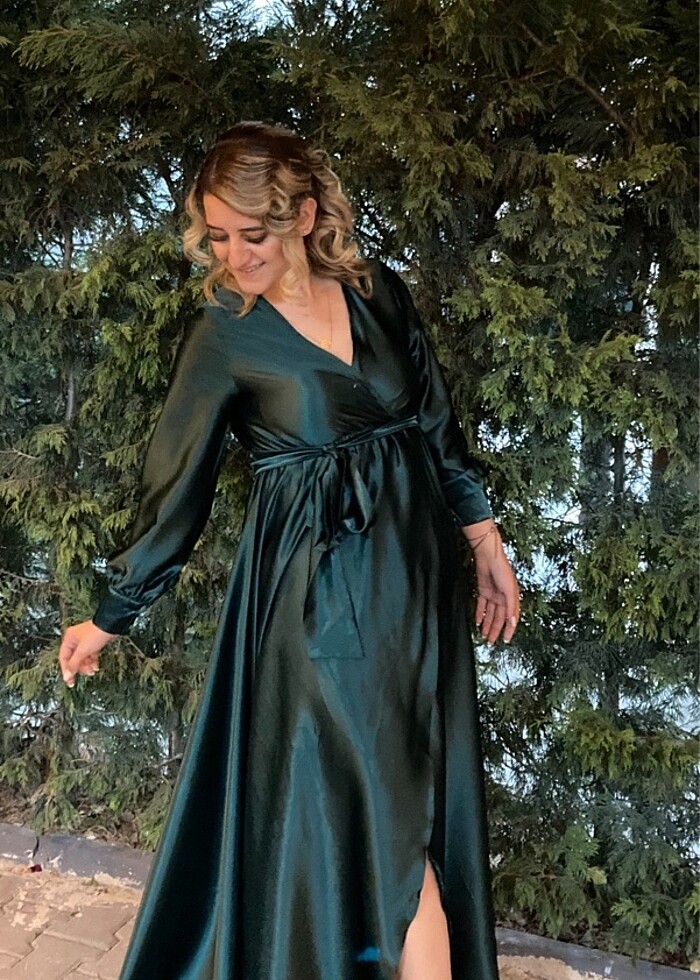 Saten uzun albise - Görsel 2