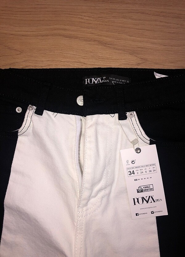 Çift renk pantolon - Görsel 4