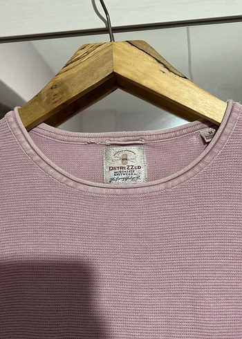 Pembe Uzun Kollu Erkek Keten Sweatshirt - Görsel 5