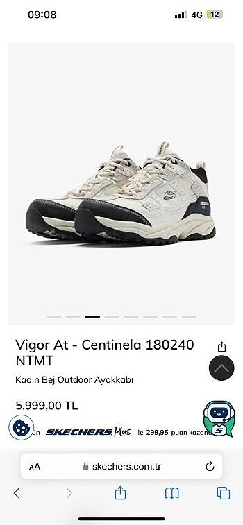 37 Beden SKECHERS SPOR AYAKKABI