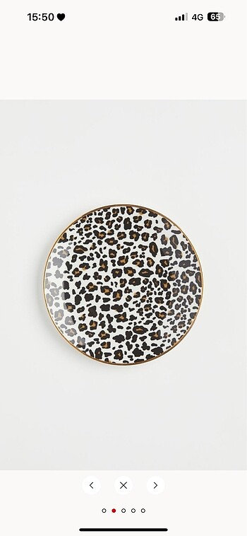 Beden Hm Home Leopar kupa ve tabak