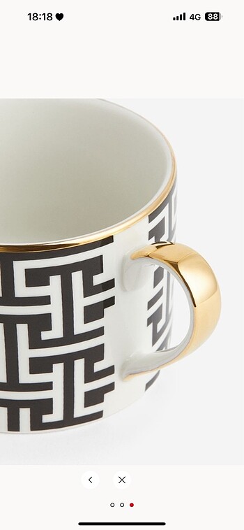H&M Home H&M Home Siyah Kupa