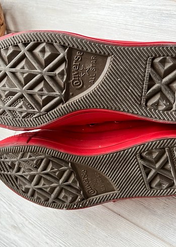 Converse Kırmızı Bağcıklı Spor Ayakkabı - Görsel 8