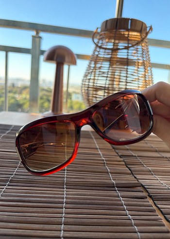 Kızıl Kahverengi Kadın Gözlüğü - Görsel 5