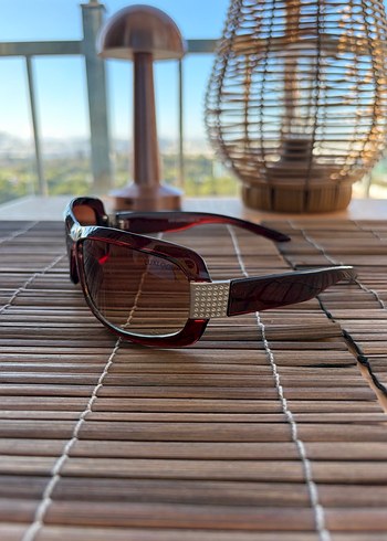 Kızıl Kahverengi Kadın Gözlüğü - Görsel 2