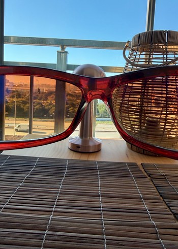 Kızıl Kahverengi Kadın Gözlüğü - Görsel 3