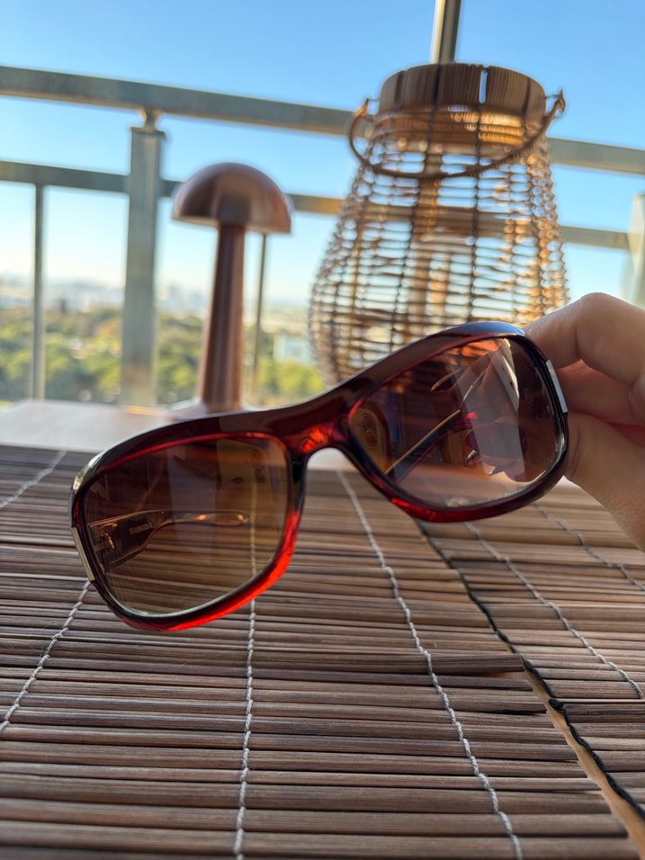 Kızıl Kahverengi Kadın Gözlüğü - Görsel 5