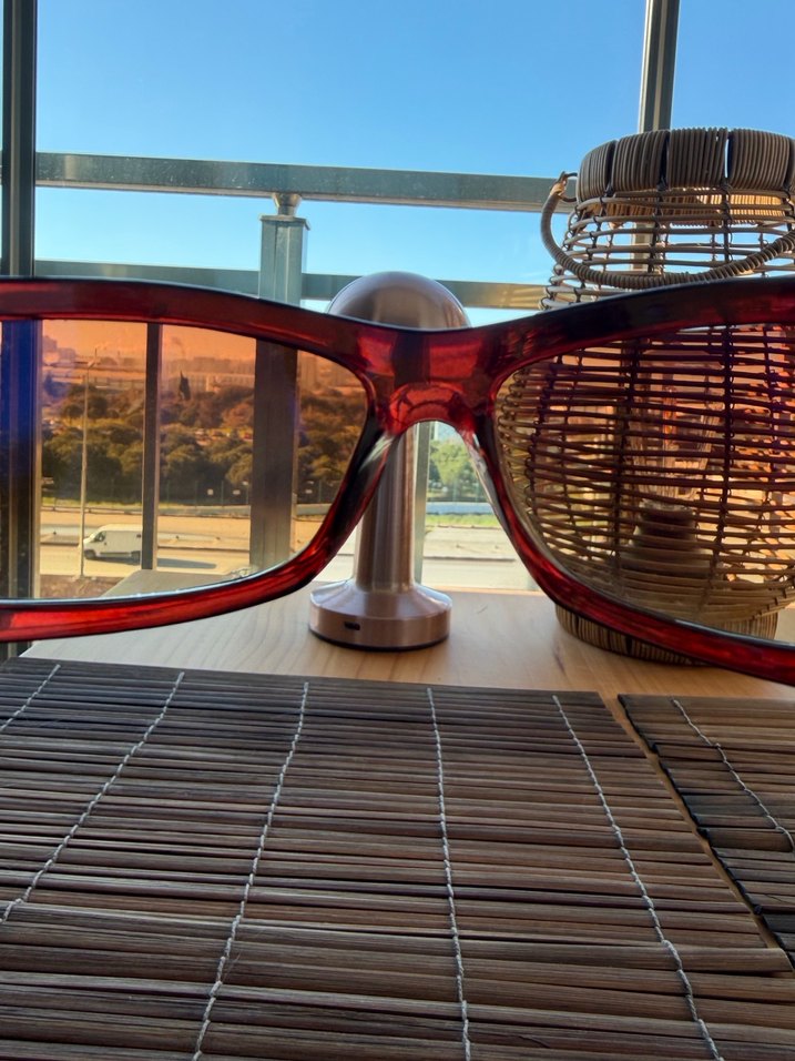 Kızıl Kahverengi Kadın Gözlüğü - Görsel 3