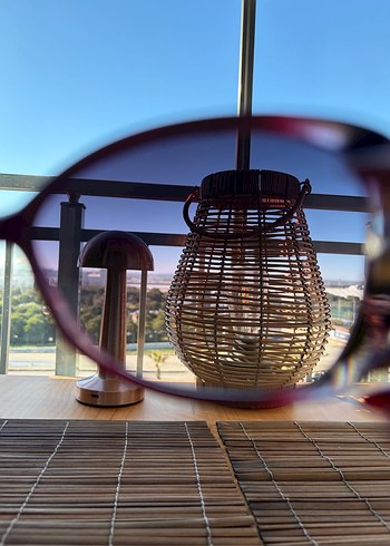 Bordo Mürdüm Kemer Detaylı Kadın Güneş Gözlüğü - Görsel 6