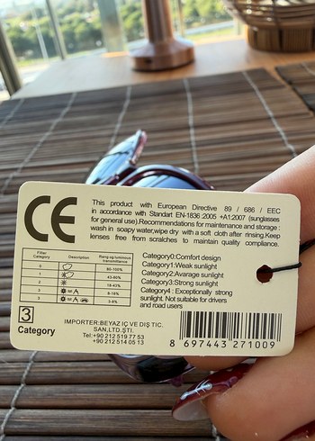 Bordo Mürdüm Kemer Detaylı Kadın Güneş Gözlüğü - Görsel 7