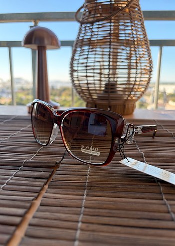 Kahverengi Tokalı Kadın Güneş Gözlüğü - Görsel 3