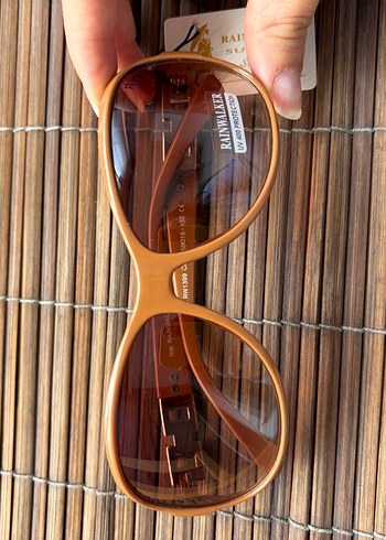 Parlak Kahverengi Çerçeveli Kadın Güneş Gözlüğü - Görsel 5