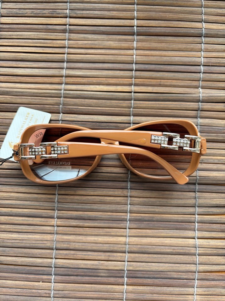 Parlak Kahverengi Çerçeveli Kadın Güneş Gözlüğü - Görsel 4