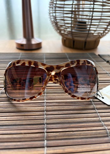 Leopar Çerçeveli Retro Kadın Güneş Gözlüğü - Görsel 8