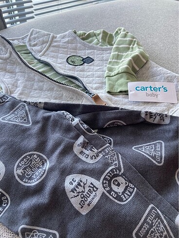 1 Yaş Beden gri Renk Carters Erkek Bebek Takım 12-18 ay