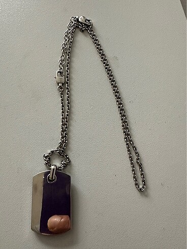 Armani çelik kolye - Görsel 3