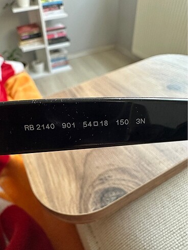 Orjinal eğimli ray ban wayfarer rb2140 - Görsel 5