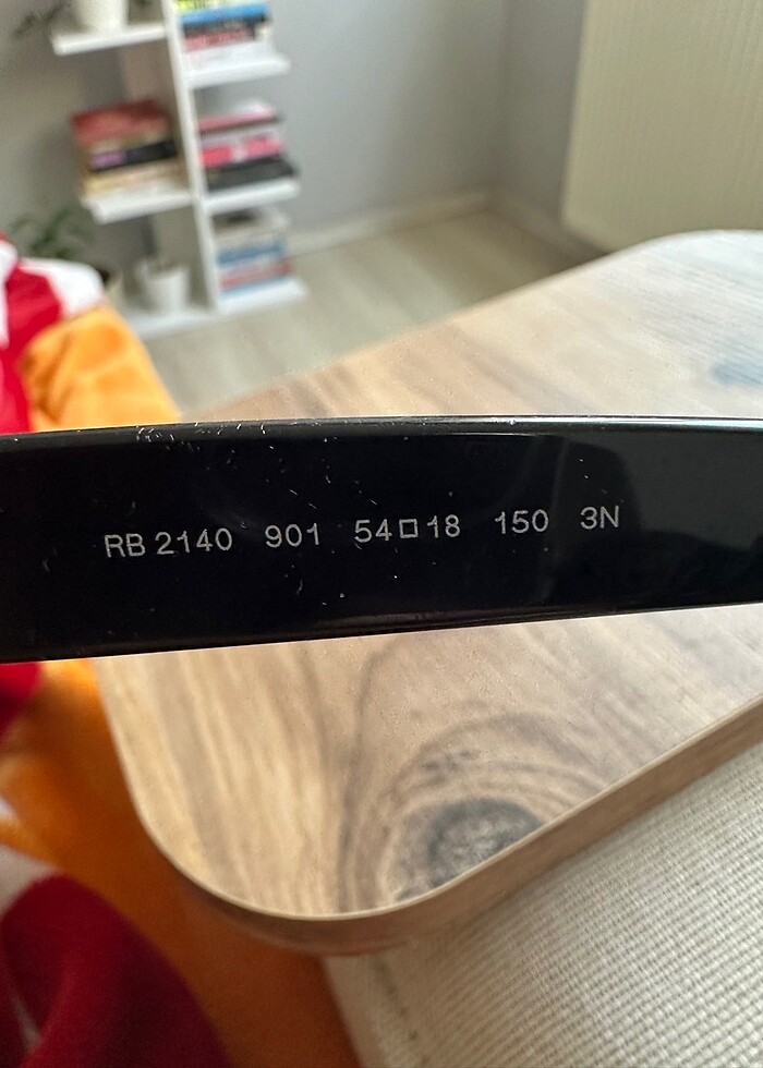 Orjinal eğimli ray ban wayfarer rb2140 - Görsel 5