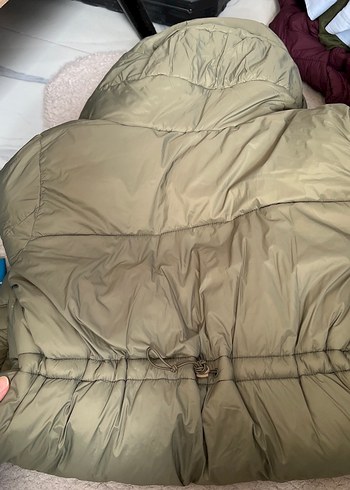 Düğmeli Uzun Kesim Kadın Kışlık Mont - Görsel 6