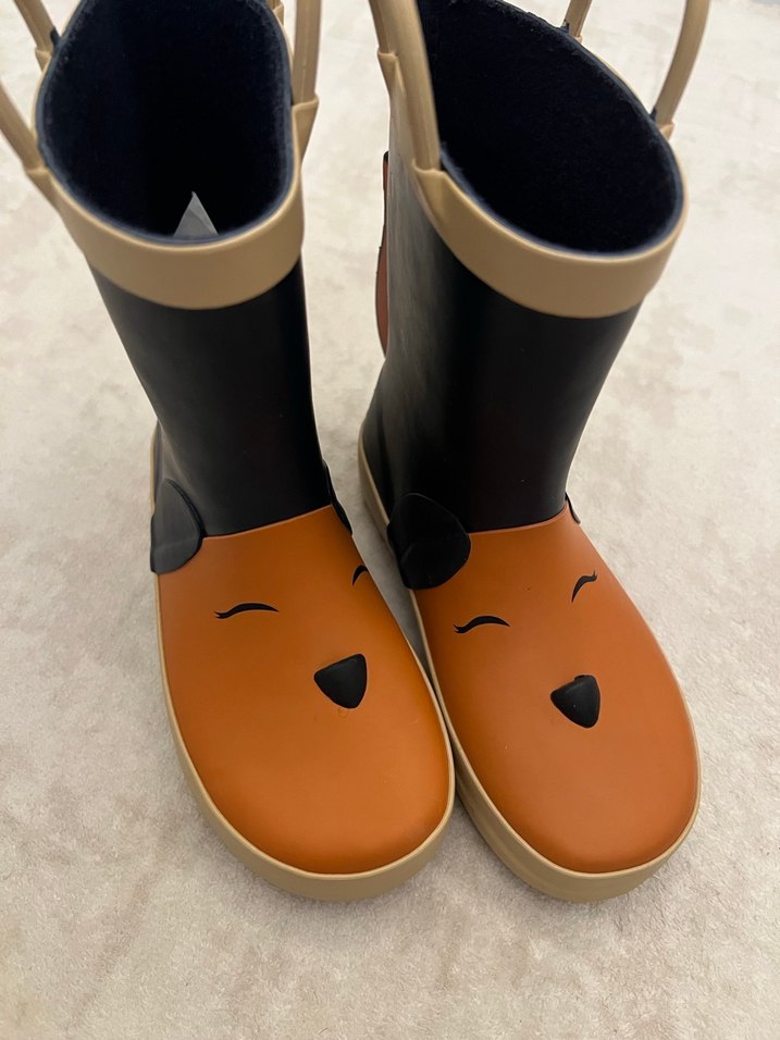 Kızaklı Çocuk  Desenli Yağmur Çizmesi - Görsel 3