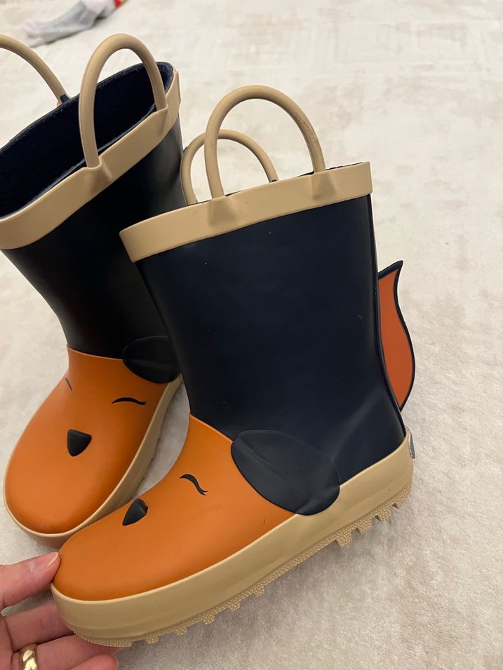 Kızaklı Çocuk  Desenli Yağmur Çizmesi - Görsel 2