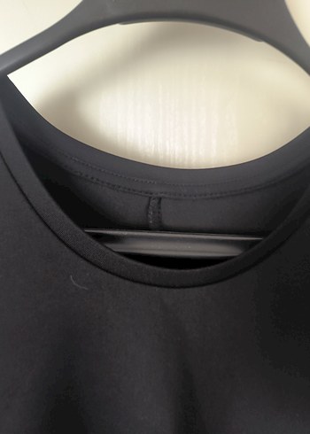38 Beden siyah Renk Siyah Midi Uzun Kollu Minimalist Elbise
