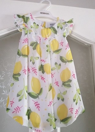E bebek limon elbise