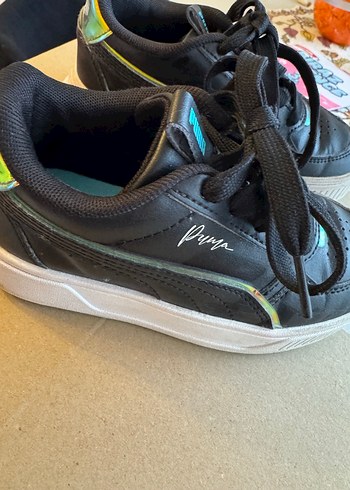 Kız  Siyah Puma Spor Ayakkabı - Görsel 4