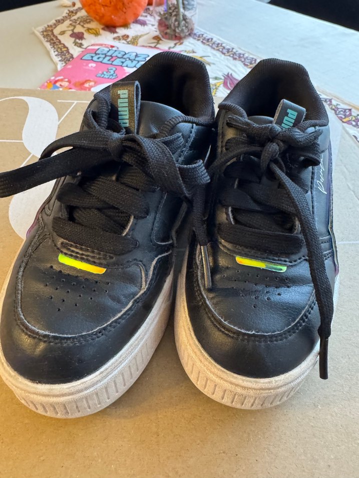 Kız  Siyah Puma Spor Ayakkabı - Görsel 2