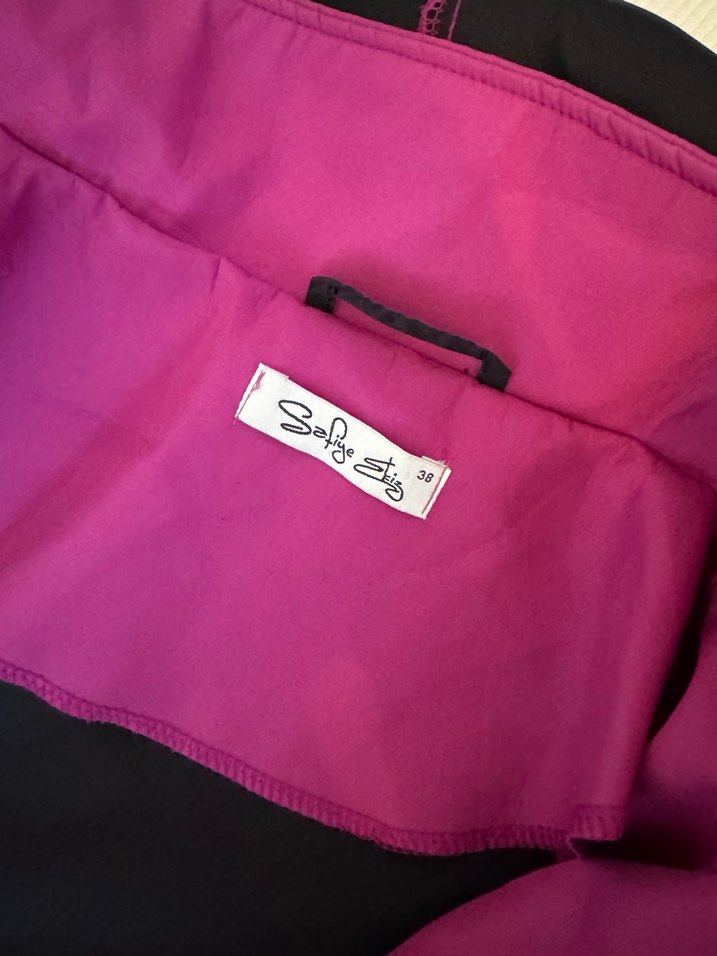 Mor Kadın Uzun Boy trençkot - Görsel 4