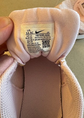 Kız Çocuk Pembe Cırt Cırtlı Spor Ayakkabı - Görsel 4