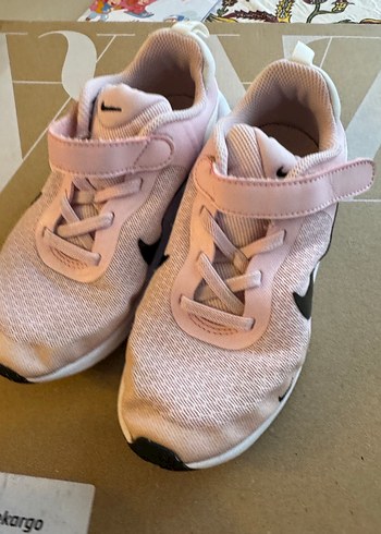 Kız Çocuk Pembe Cırt Cırtlı Spor Ayakkabı - Görsel 3