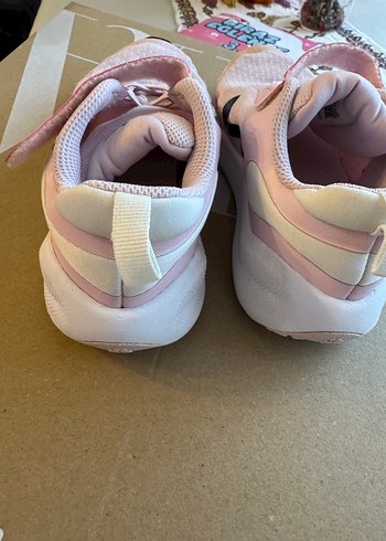 Kız Çocuk Pembe Cırt Cırtlı Spor Ayakkabı - Görsel 2