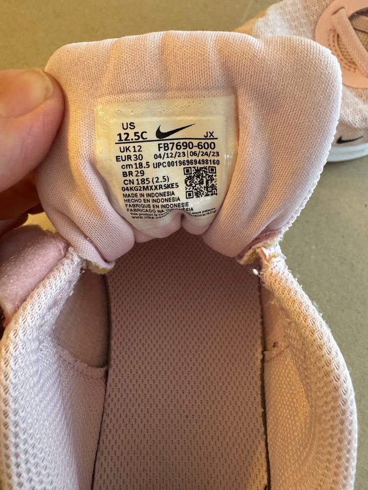 Kız Çocuk Pembe Cırt Cırtlı Spor Ayakkabı - Görsel 4