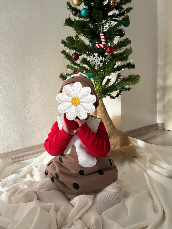 Bebek yılbaşı kostümü (puding) - Görsel 3