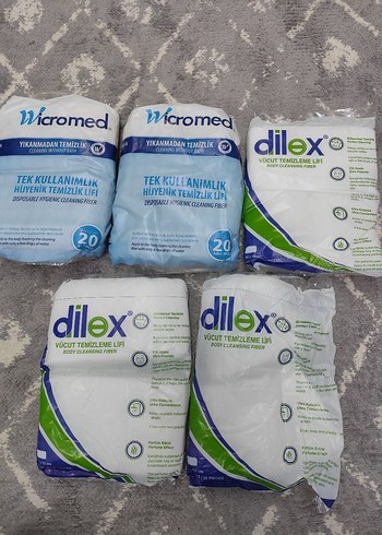 Tek Kullanımlık Vücut Temizleme Lifleri 20'li Paket - Görsel 2