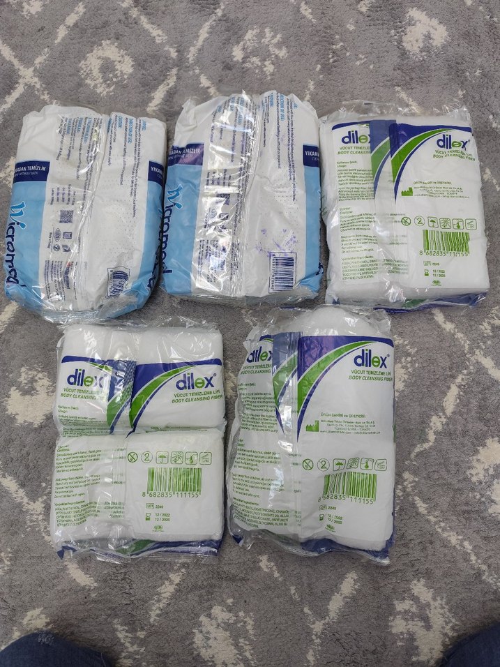 Tek Kullanımlık Vücut Temizleme Lifleri 20'li Paket - Görsel 3