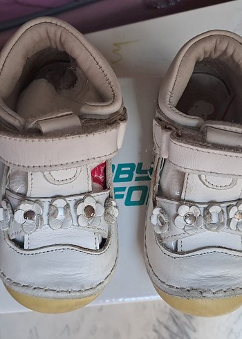 Kız Bebek Beyaz Cırtlı İlk Adım Ayakkabısı - Görsel 2