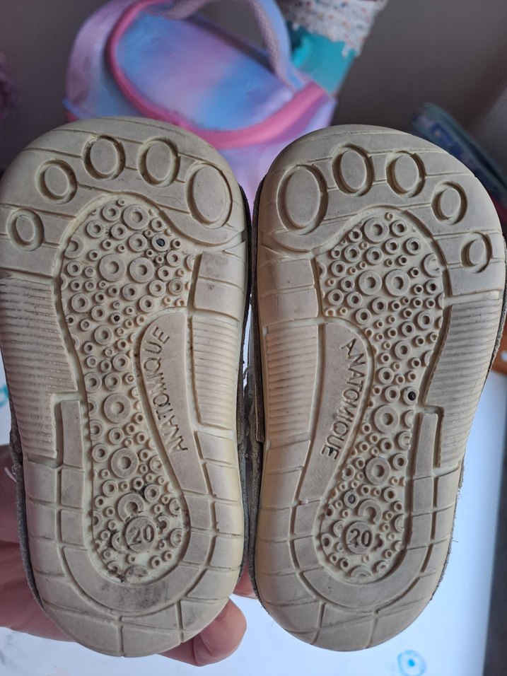 Kız Bebek Beyaz Cırtlı İlk Adım Ayakkabısı - Görsel 3