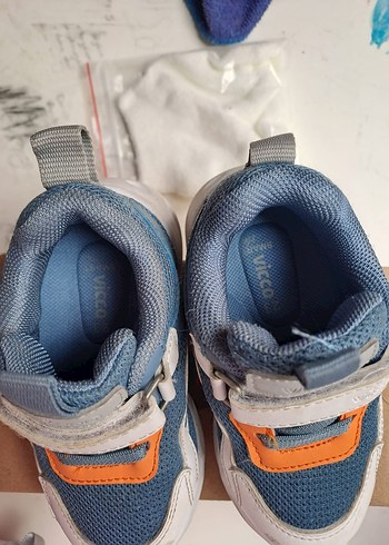 Mavi Gri Erkek Çocuk Spor Ayakkabı vicco - Görsel 2