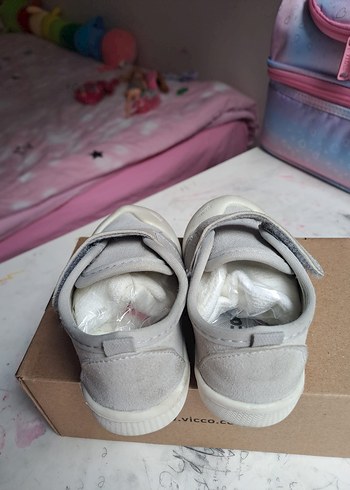 Gri Bebek İlk Adım Ayakkabısı Vicco - Görsel 4