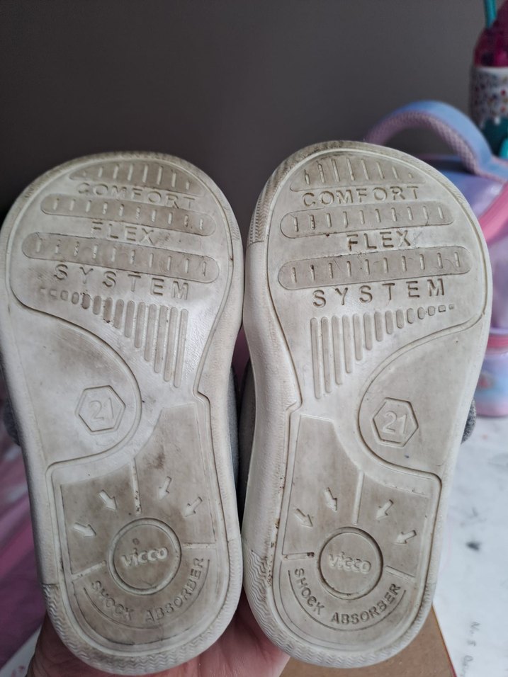 Gri Bebek İlk Adım Ayakkabısı Vicco - Görsel 5