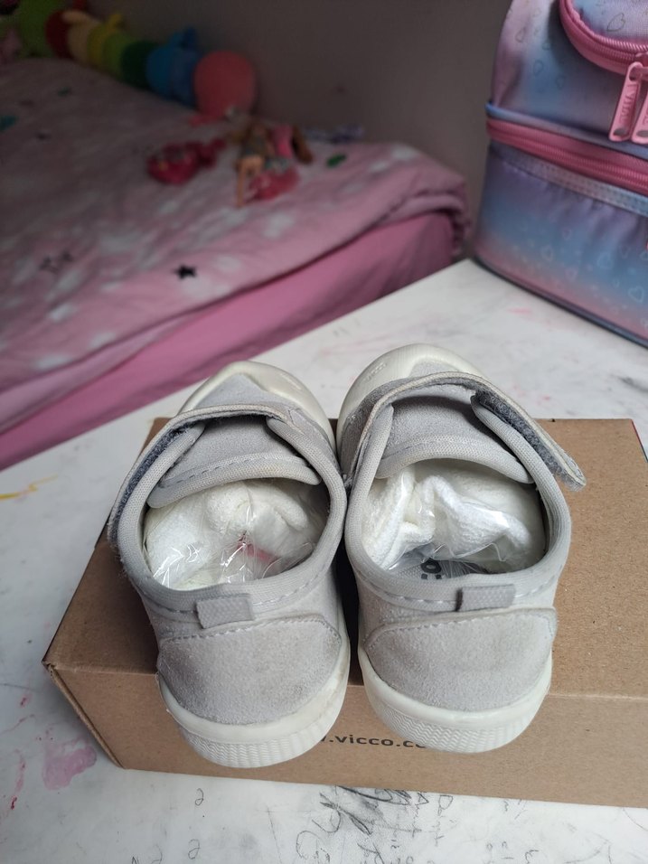 Gri Bebek İlk Adım Ayakkabısı Vicco - Görsel 4
