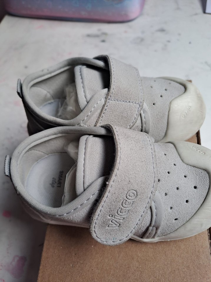 Gri Bebek İlk Adım Ayakkabısı Vicco - Görsel 2