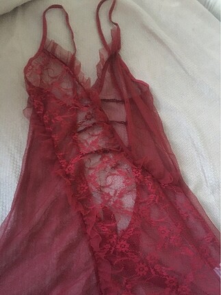 Bordo gecelik