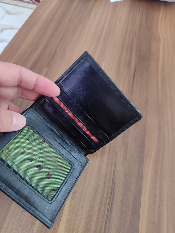 Siyah Erkek Deri Cüzdan - Görsel 2