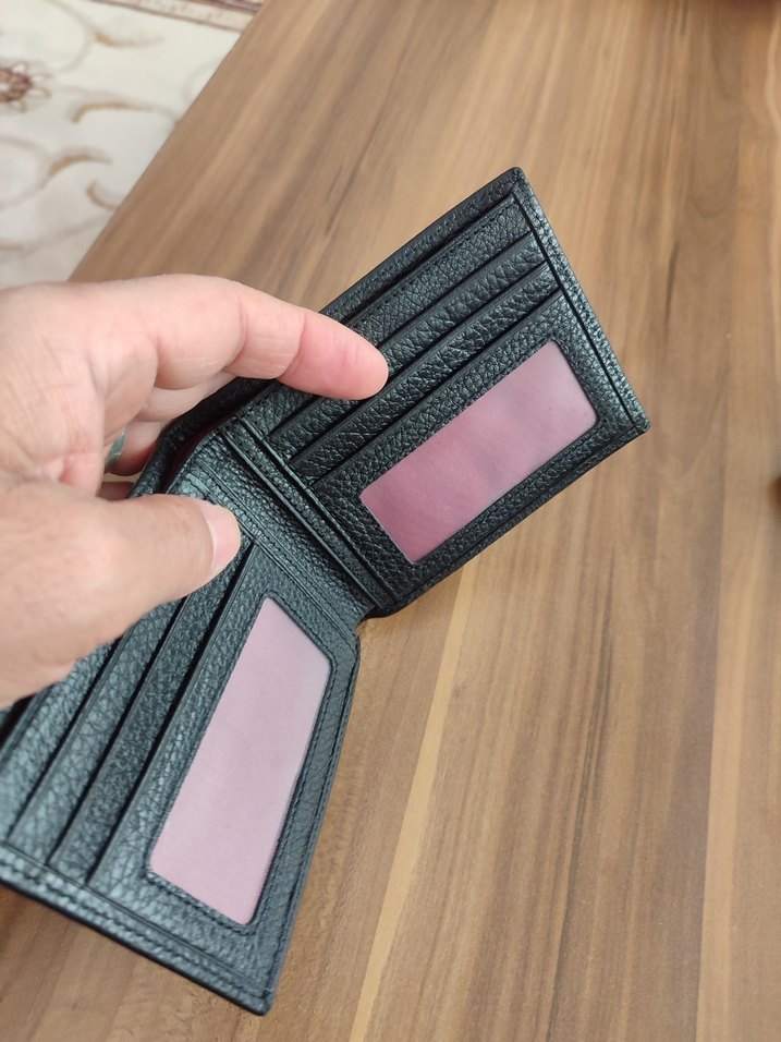 Siyah Deri Erkek Cüzdan - Görsel 2