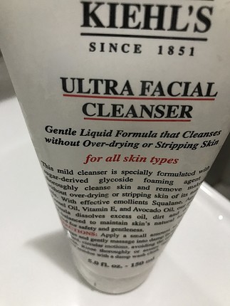 Kiehl?s ultra facial cleanser 150 ml