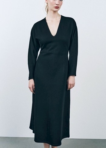 Zara interlok midi elbise